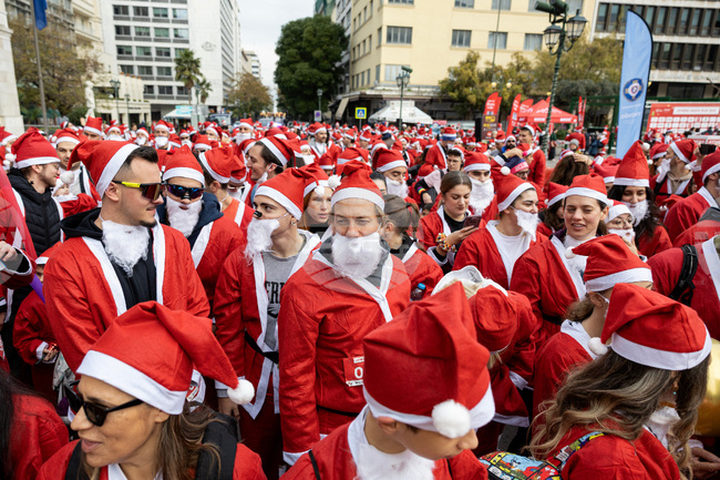 Greece Santa Run