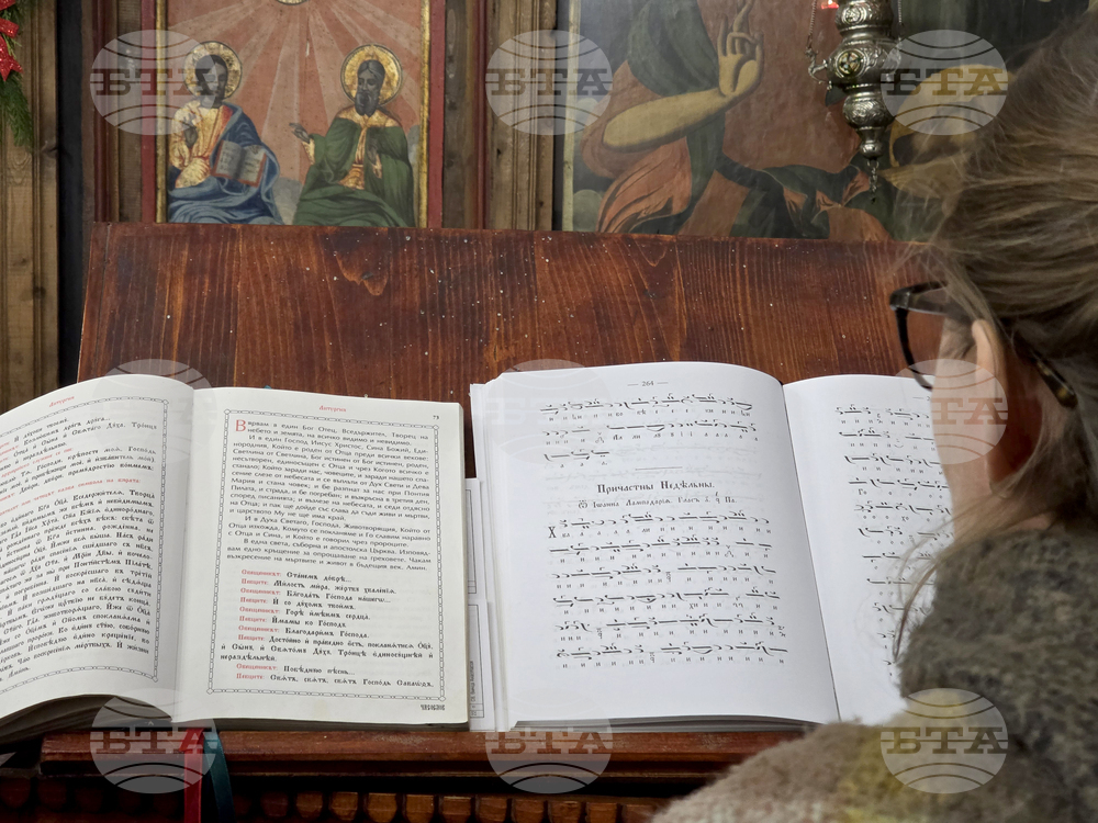 Видин - старинен храм „Св. Петка“ - митрополит Пахомий - литургия