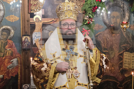 Видин - старинен храм „Св. Петка“ - митрополит Пахомий - литургия