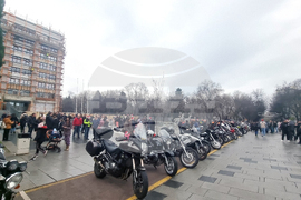 Стара Загора - Дядо Коледа на мотор