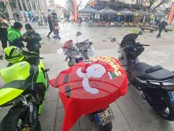 Стара Загора - Дядо Коледа на мотор