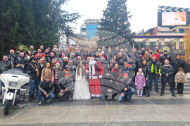 Стара Загора - Дядо Коледа на мотор