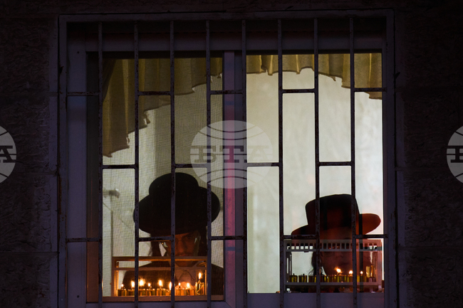 APTOPIX Israel Hanukkah