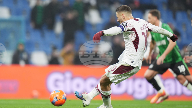 Гол от дузпа донесе минимална победа на Торино над Сасуоло