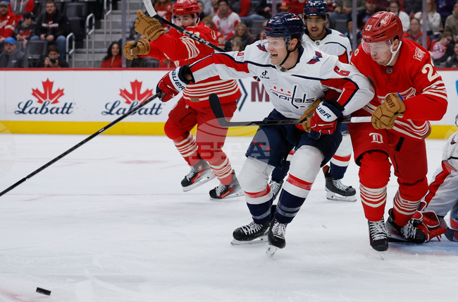 Capitals Red Wings Hockey