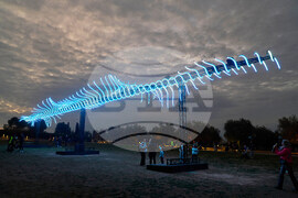 Greece Christmas Holiday Lights