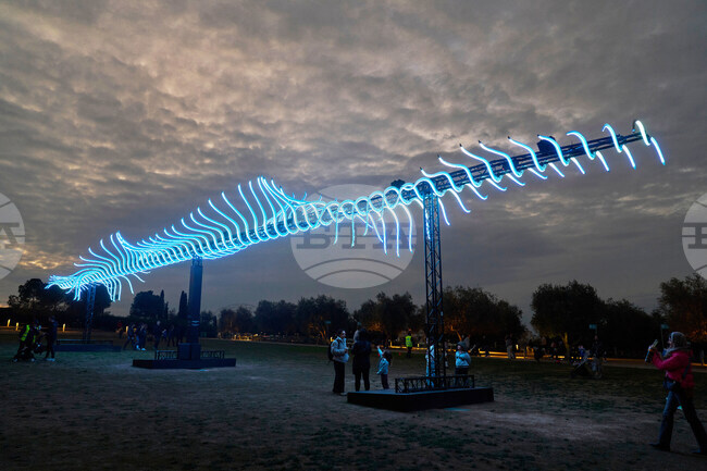 Greece Christmas Holiday Lights