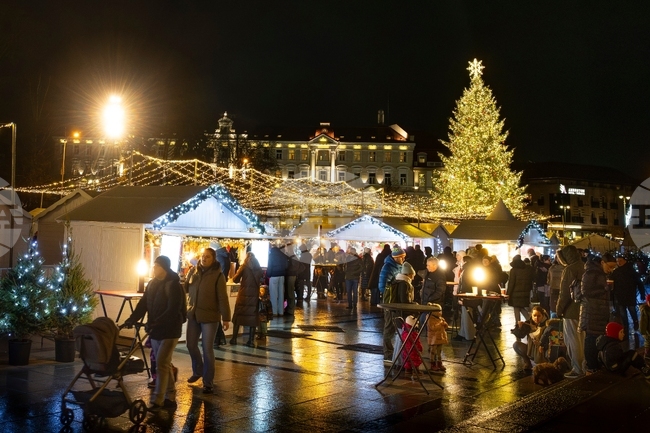 Lithuanian Christmas Holiday Lights
