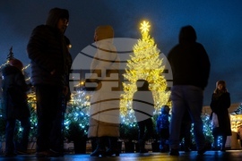 Lithuanian Christmas Holiday Lights