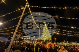 Lithuanian Christmas Holiday Lights