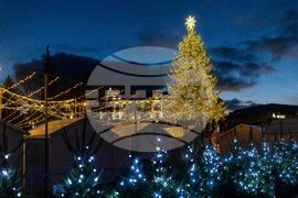 Lithuanian Christmas Holiday Lights