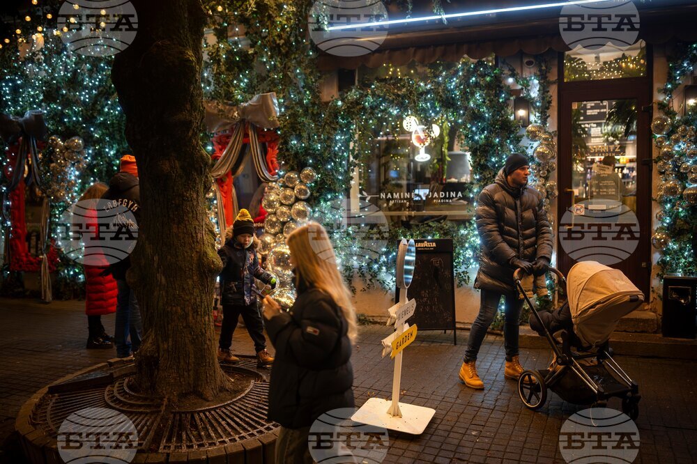 Lithuanian Christmas Holiday Lights