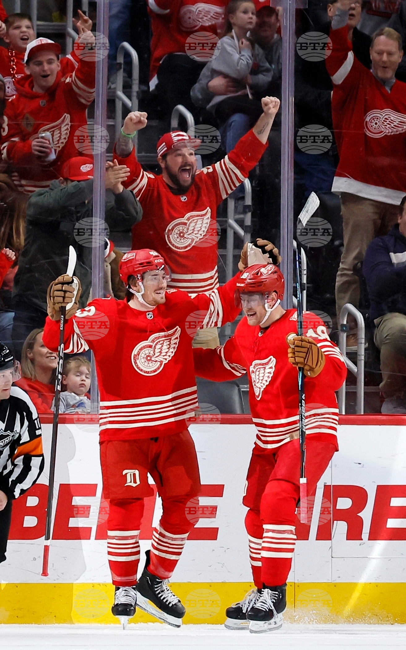 Capitals Red Wings Hockey