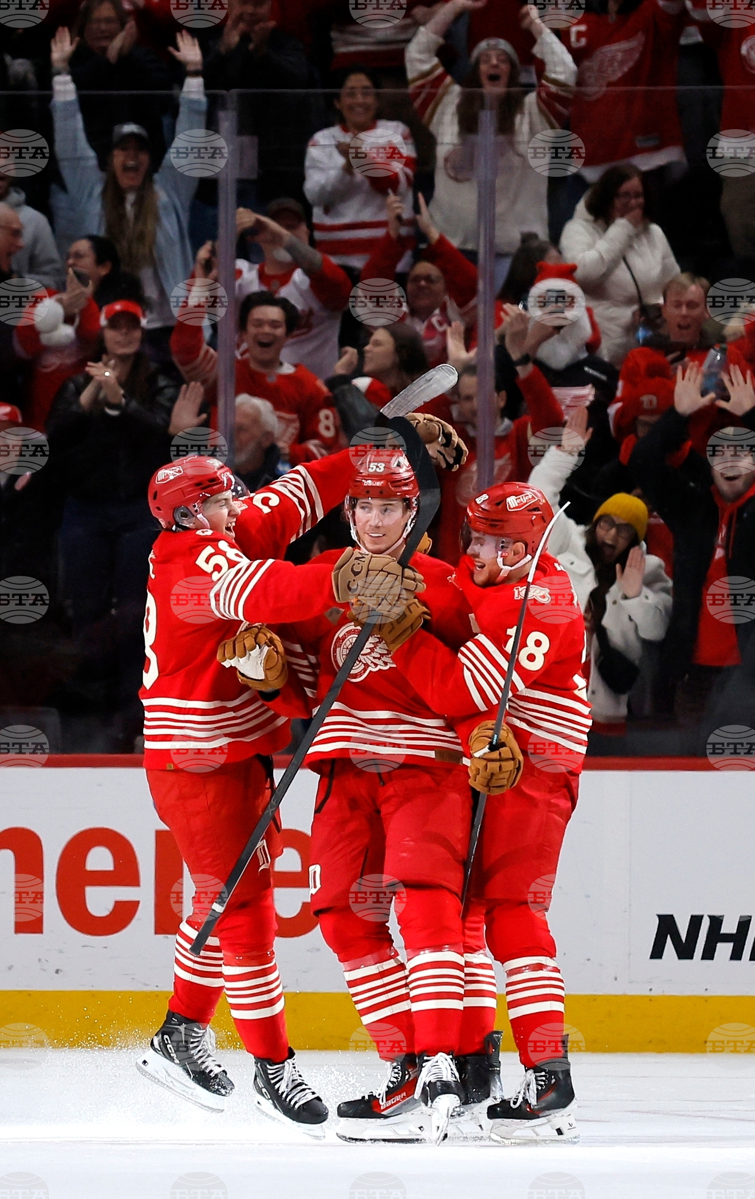 Capitals Red Wings Hockey