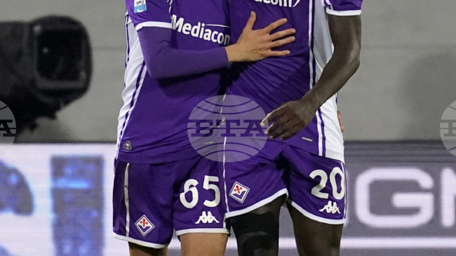 Гол на резервата Мойс Кен в добавеното време донесе ценна победа на Фиорентина в битката за оставане в Серия А