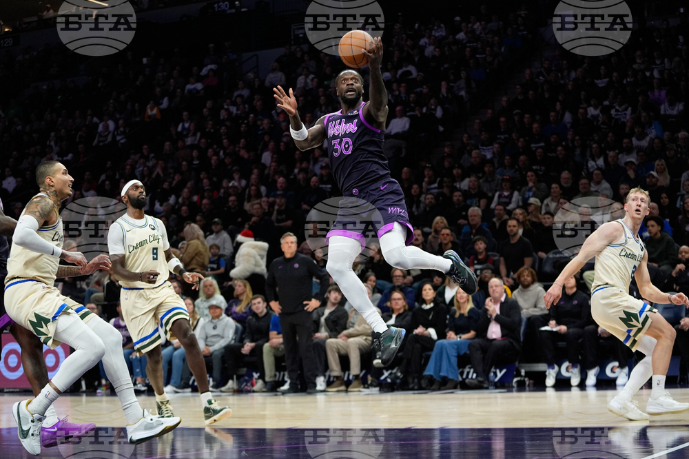 Bucks Timberwolves Basketball