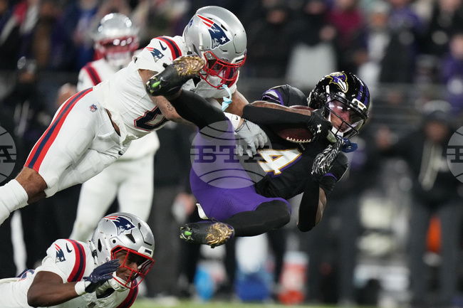 APTOPIX Patriots Ravens Football