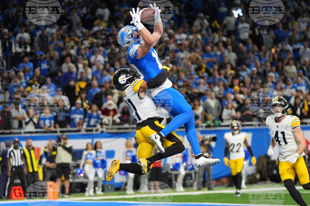 APTOPIX Steelers Lions Football