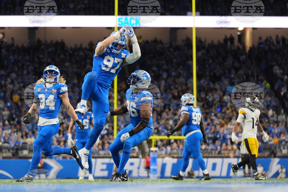 APTOPIX Steelers Lions Football