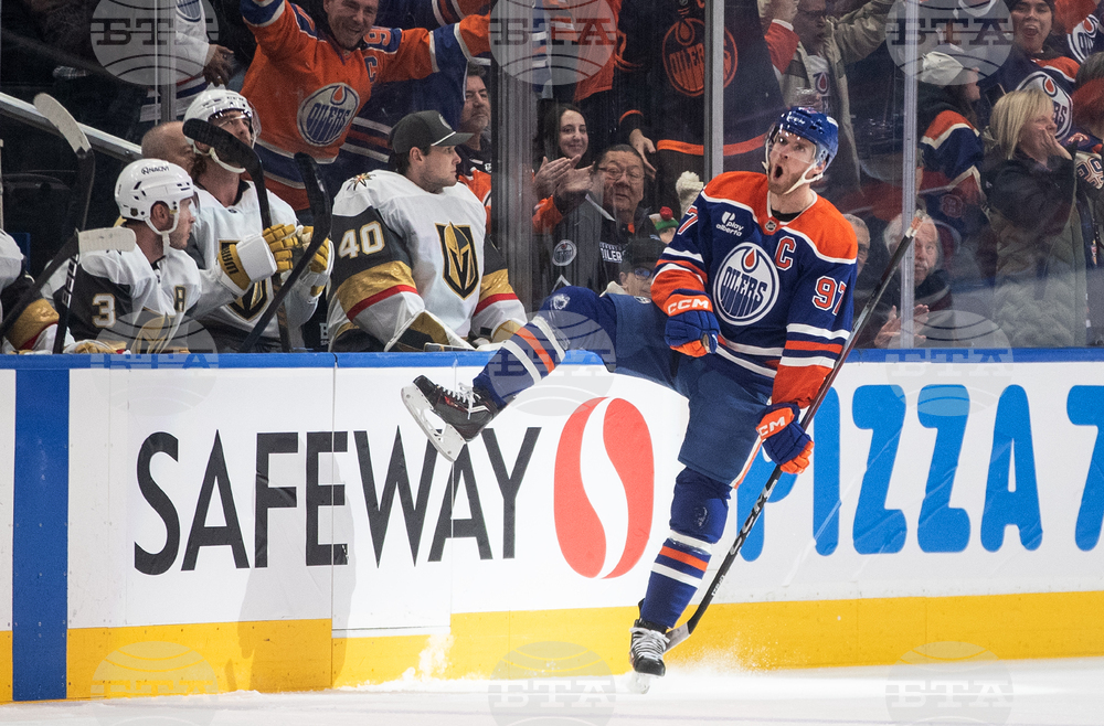 Golden Knights Oilers Hockey