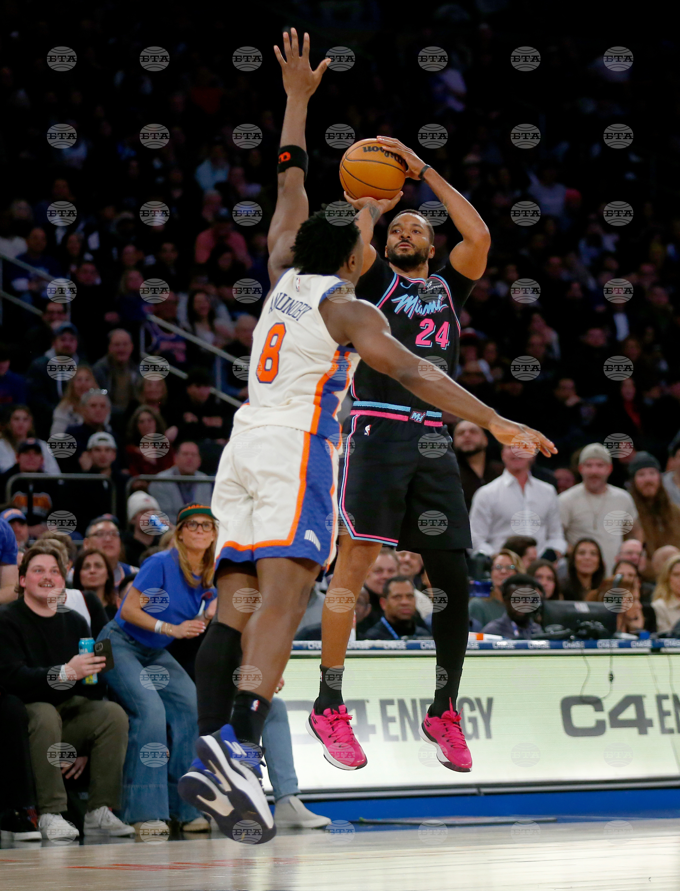 Heat Knicks Basketball