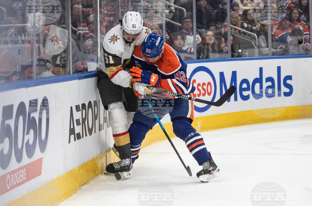 Golden Knights Oilers Hockey