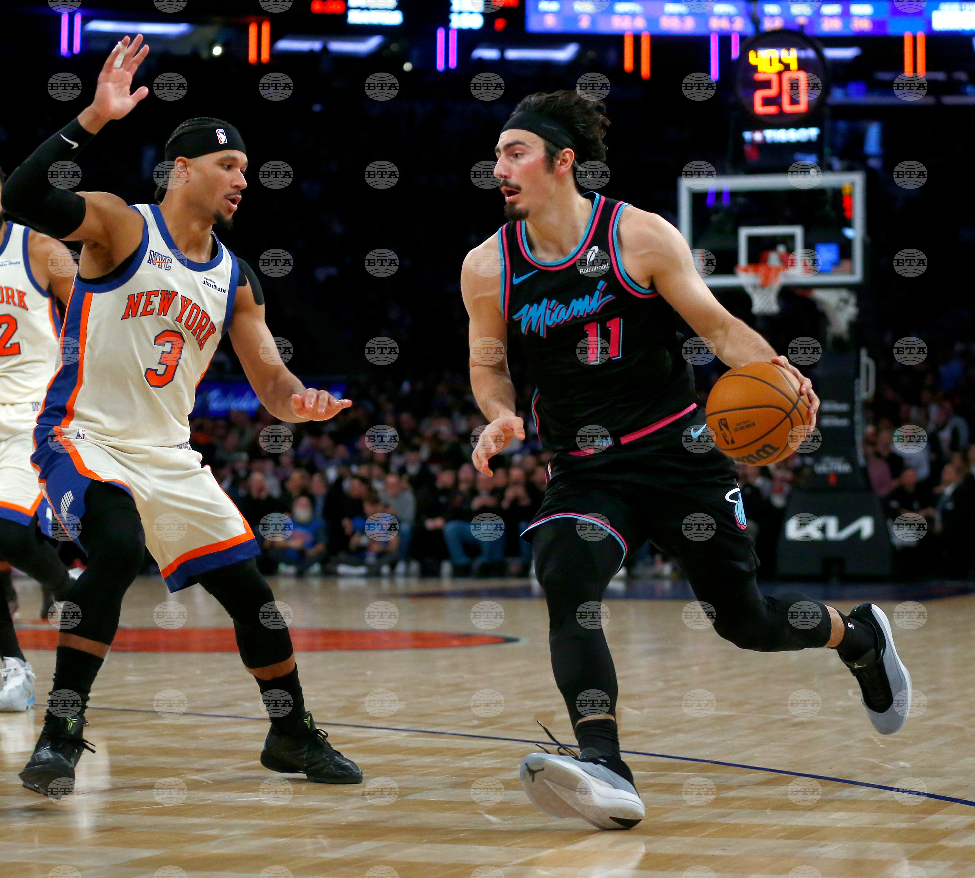 Heat Knicks Basketball