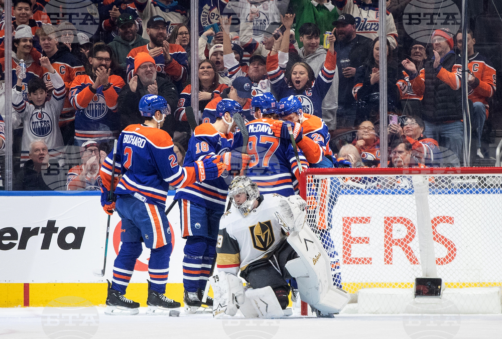 Golden Knights Oilers Hockey