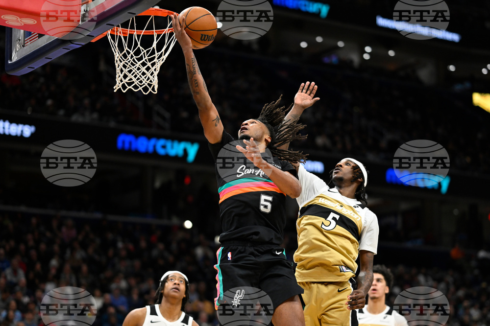 Spurs Wizards Basketball