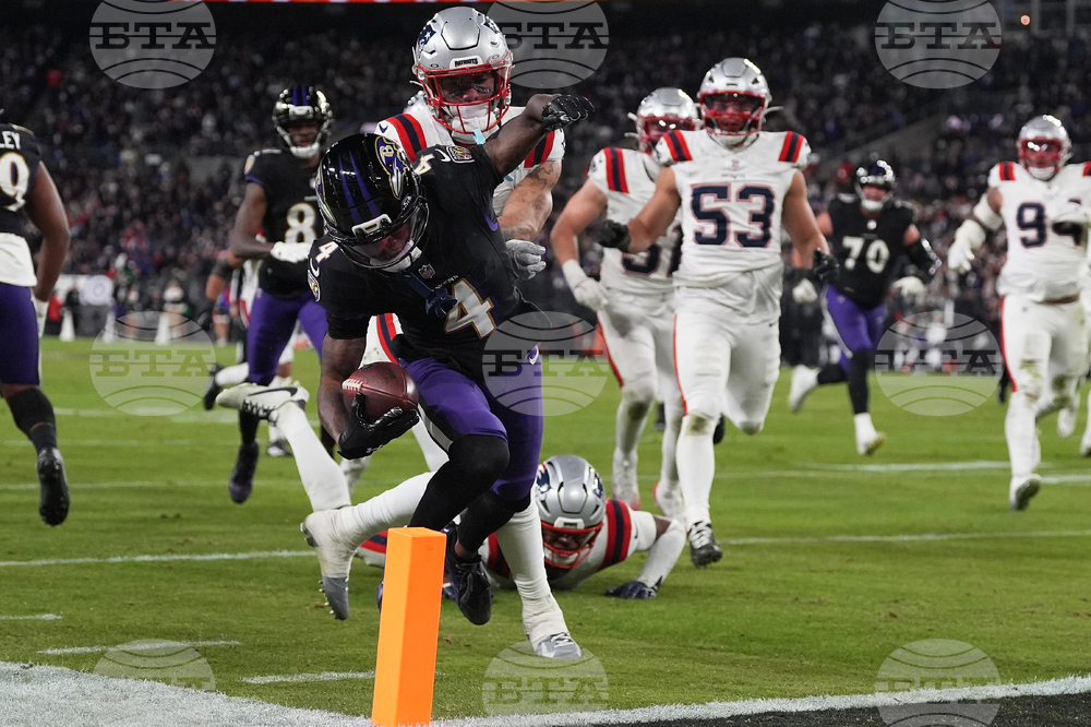 APTOPIX Patriots Ravens Football