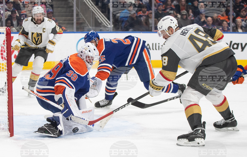 Golden Knights Oilers Hockey