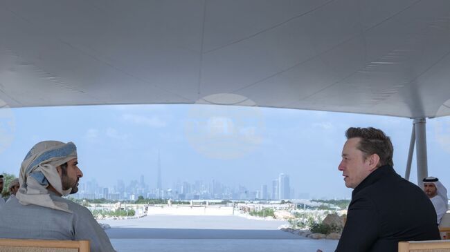 УАМ: Престолонаследникът на Дубай се срещна с Илон Мъск