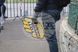 Румъния - Букурещ - президентски дворец Котрочени - демонстрация