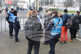 Румъния - Букурещ - президентски дворец Котрочени - демонстрация