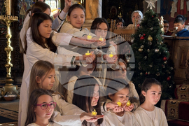 Самоков - Митрополитски храм - училищно тържество