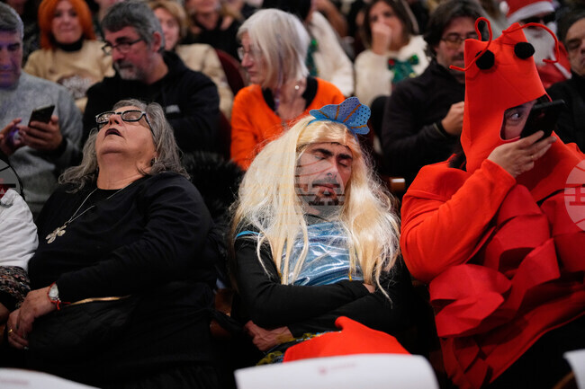 APTOPIX Spain Christmas Lottery