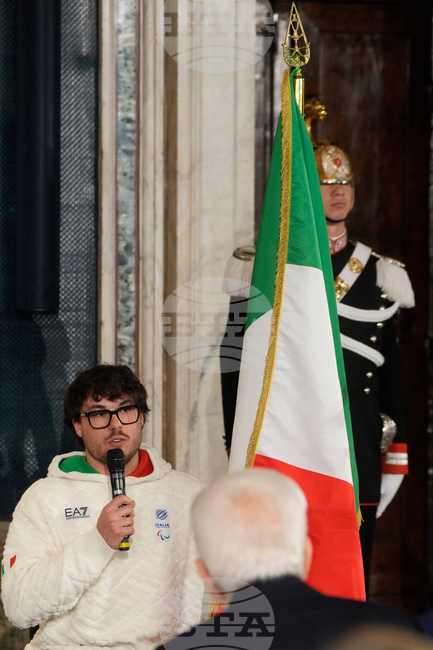 Italy Olympic Flag Bearers