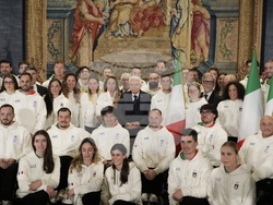 Italy Olympic Flag Bearers
