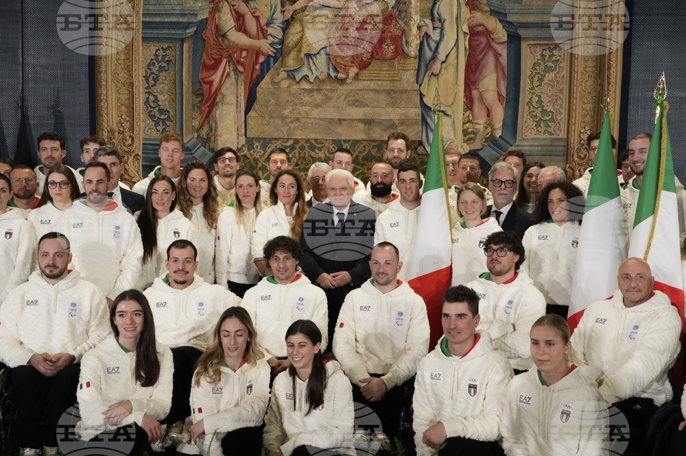 Italy Olympic Flag Bearers