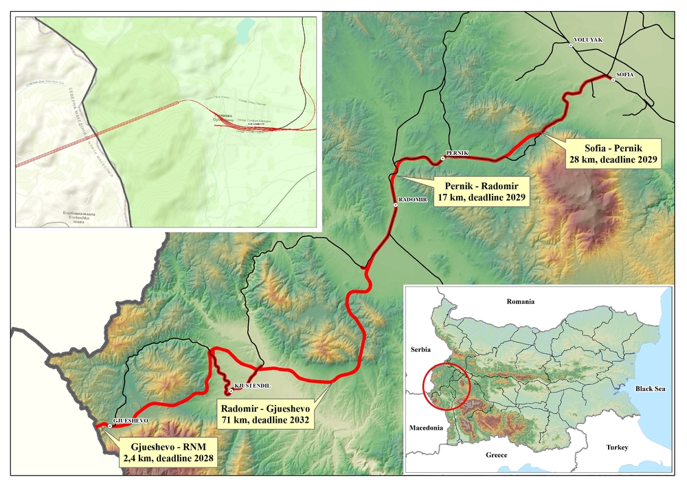 НКЖИ приключи процедурите за избор на изпълнител по два проекта от Коридор VIII