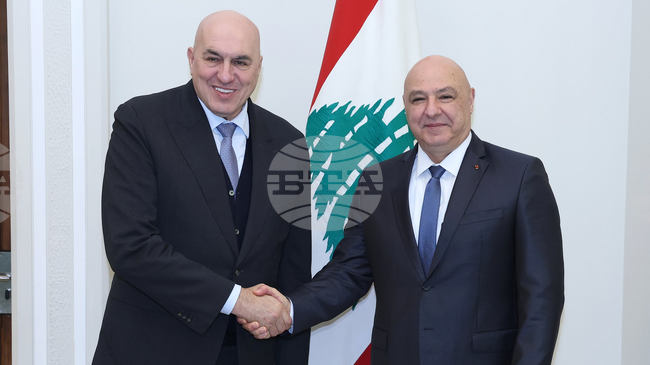 ННА: Ливанският президент обсъди с италианския министър на отбраната европейската подкрепа за страната и армията 