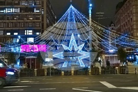 Сърбия - Белград - празнична украса