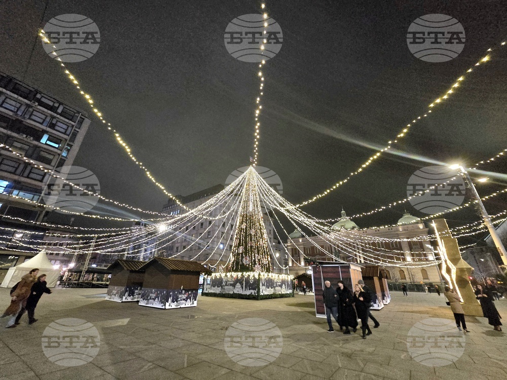 Сърбия - Белград - празнична украса