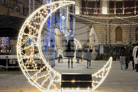 Сърбия - Белград - празнична украса