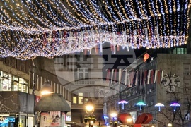 Сърбия - Белград - празнична украса