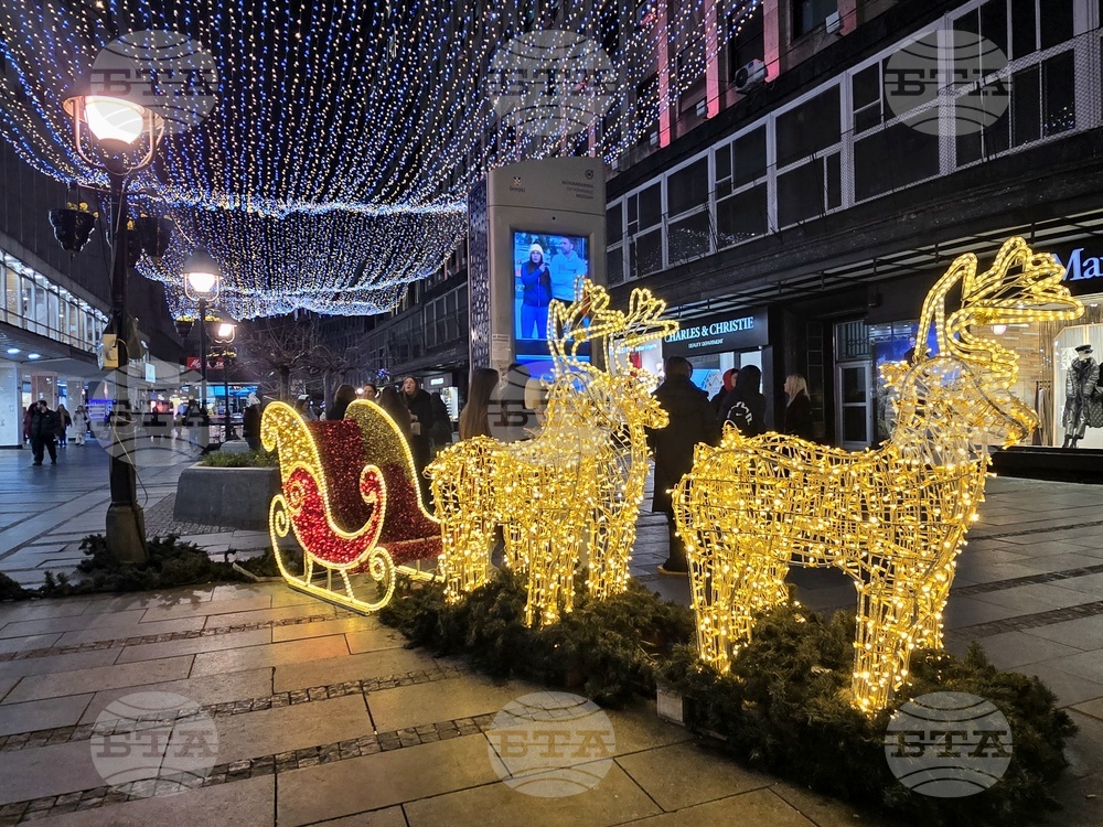 Сърбия - Белград - празнична украса