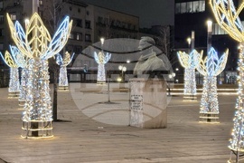 Сърбия - Белград - празнична украса