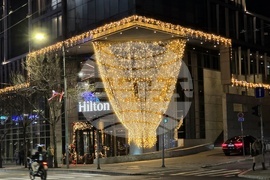 Сърбия - Белград - празнична украса