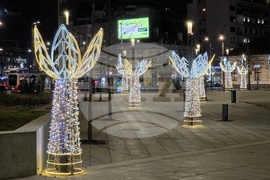 Сърбия - Белград - празнична украса