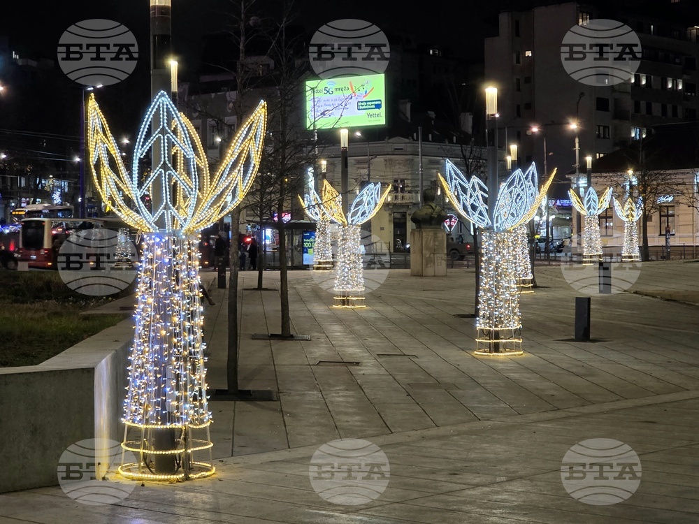 Сърбия - Белград - празнична украса